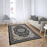 Harmonie Carpets Täbris 2804A Schwarz Teppich