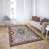 Harmonie Carpets Täbris 1082A Dunkelrot Teppich