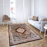 Harmonie Carpets Luxury Orienttepich 1955A Dunkelbraun