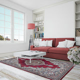 Harmonie Carpets Luxury Orienttepich 2188V Weinrot