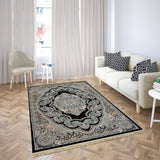 Harmonie Carpets Mashad Collection Teppich 1445C Schwarz